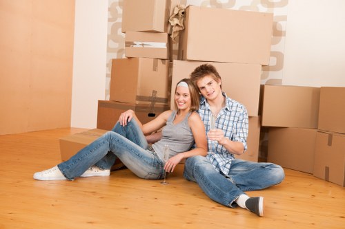 Man with van service helping with a London home move