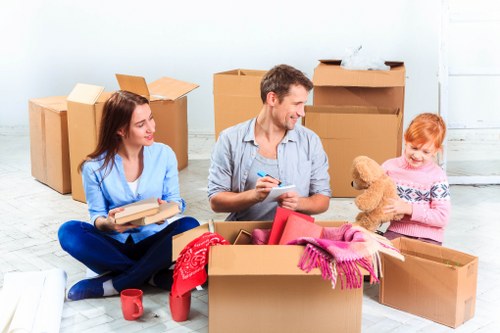 London Man And Van team preparing safely for a move