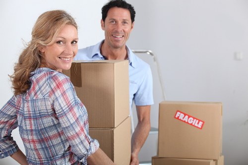Office relocation materials prepared for a commercial move in London
