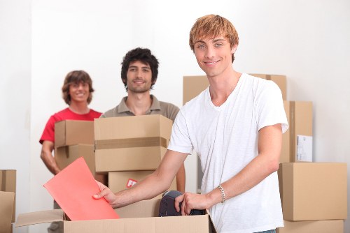 Packing and loading furniture for a London house or flat move